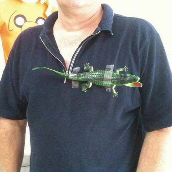 Imagem engraçada Camisa da Lacoste no iPiadas