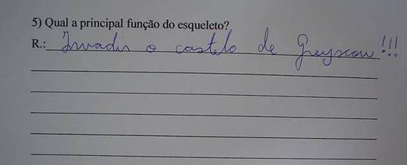 Imagem engraçada Função do Esqueleto no iPiadas