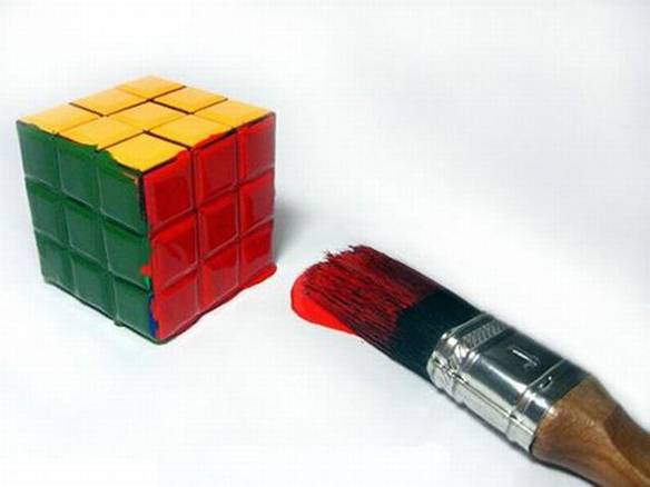 Imagem engraçada Solução Para Cubo Mágico no iPiadas