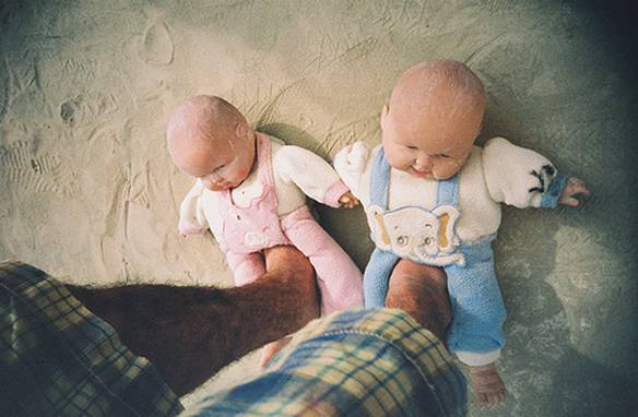Imagem engraçada Bebês Pantufas no iPiadas
