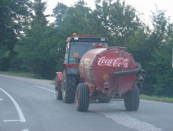 Imagem engraçada Caminhão da Coca no iPiadas