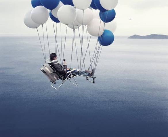Imagem engraçada Viagem de Balão no iPiadas