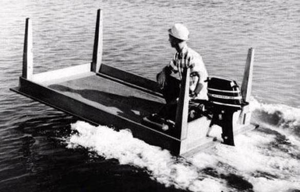 Imagem engraçada Barco Improvisado no iPiadas