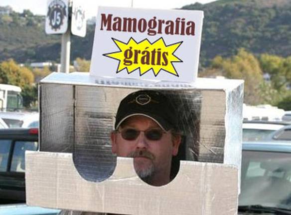 Imagem engraçada Mamografia grátis no iPiadas