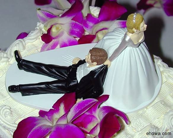 Imagem engraçada Realidade no bolo de casamento no iPiadas