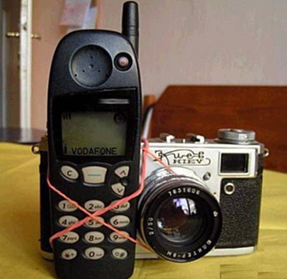 Imagem engraçada Celular com Câmera no iPiadas