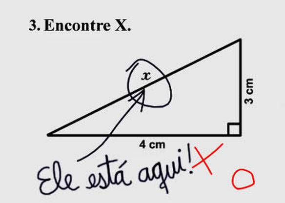 Imagem engraçada Encontre o X no iPiadas