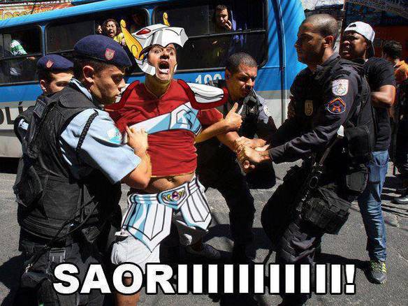 Imagem engraçada Me Livra Dessa, Saori... no iPiadas