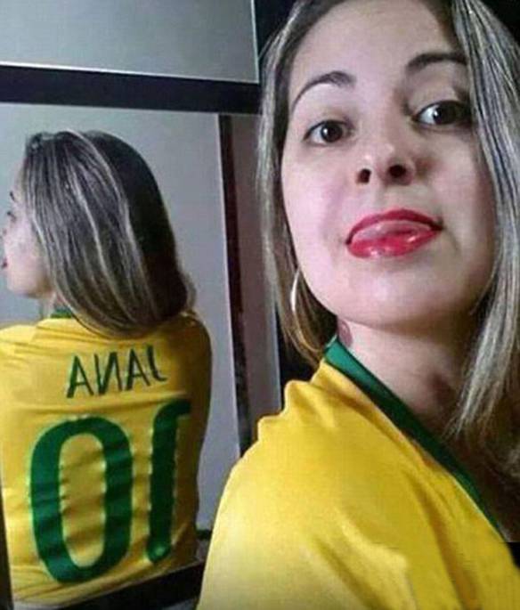 Imagem engraçada O Reflexo da Lana no iPiadas
