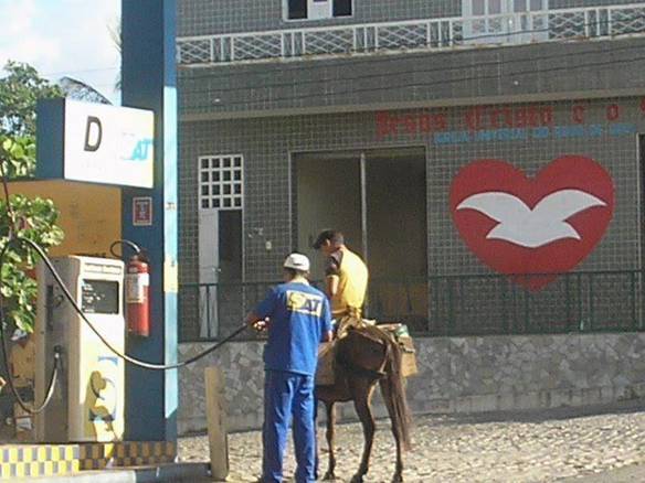 Imagem engraçada Abastecendo o Pangaré no iPiadas