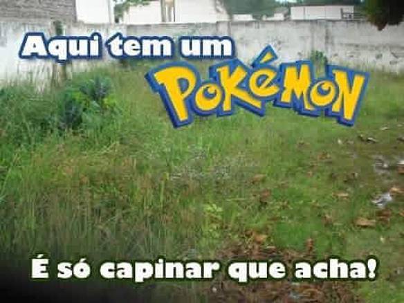 Imagem engraçada Tem Pokémon Aí no iPiadas
