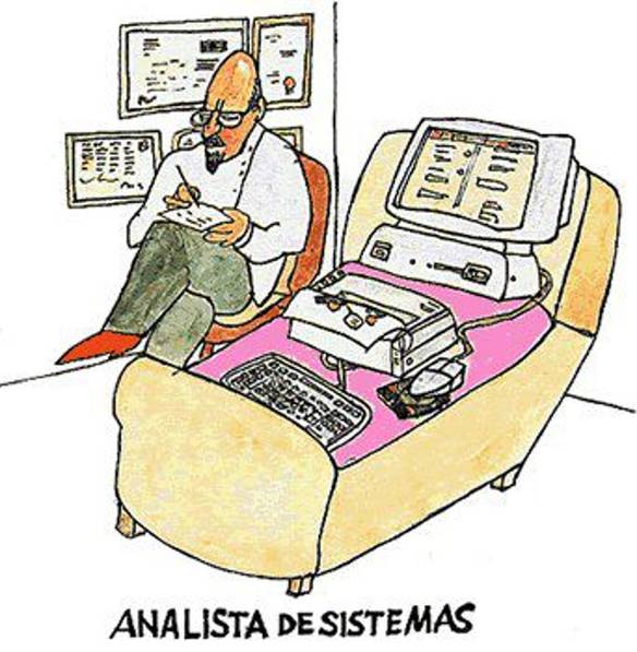 Imagem engraçada Analista de Sistemas no iPiadas