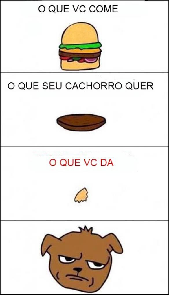 Imagem engraçada O Que Seu Cachorro Quer no iPiadas