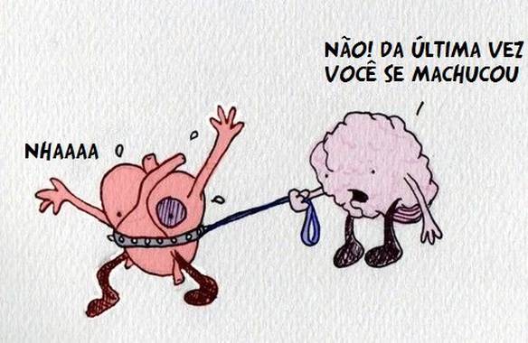 Imagem engraçada Quem Padece é o Coração. no iPiadas