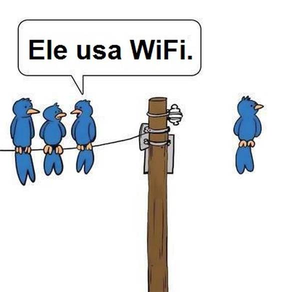 Imagem engraçada Ele Usa Wi-Fi no iPiadas