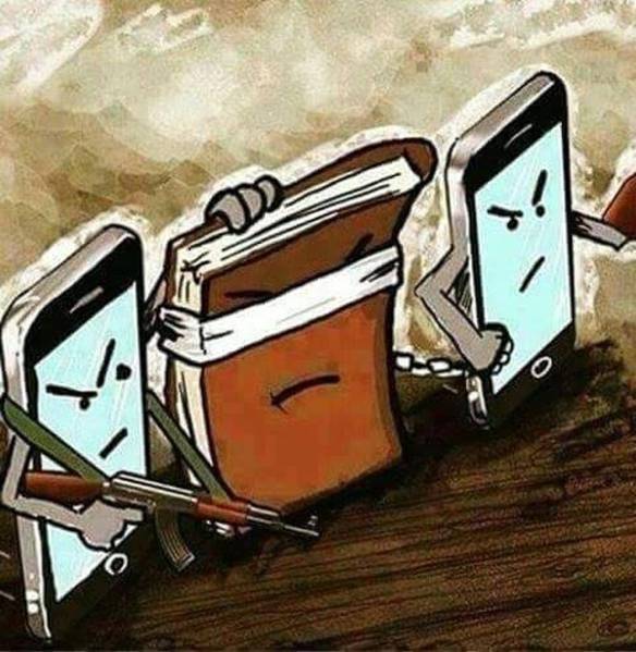 Imagem engraçada Triste Lado da Evolução Tecnológica no iPiadas