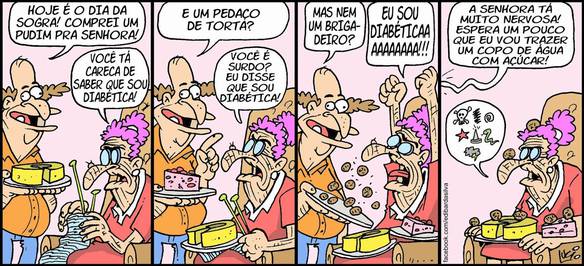 Imagem engraçada Sogra Diabética no iPiadas