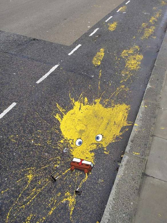 Imagem engraçada Bob Esponja Não Sobreviveu no iPiadas