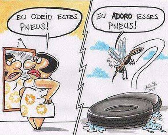Imagem engraçada A Dengue Adora... no iPiadas