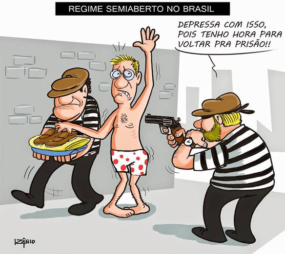 Imagem engraçada Regime Semiaberto no iPiadas