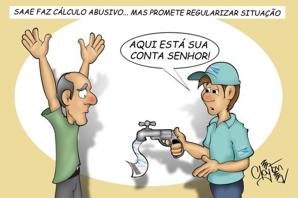 Imagem engraçada Conta de Água no iPiadas