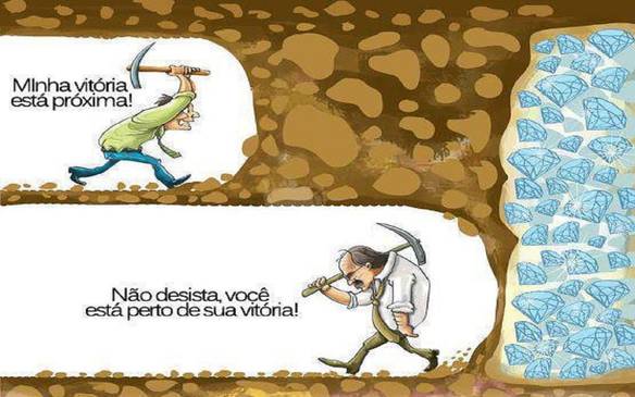 Imagem engraçada Nunca Desista