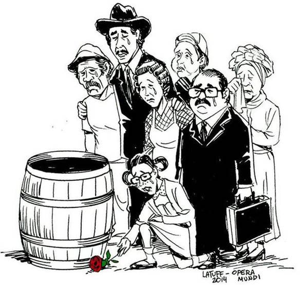 Imagem engraçada Despedida ao Chaves no iPiadas