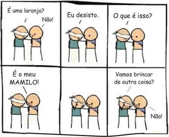 Imagem engraçada É Uma Laranja? no iPiadas
