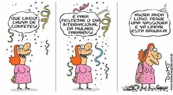Imagem engraçada Dia Internacional das Mulheres