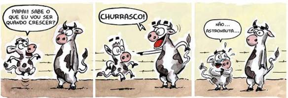 Imagem engraçada Desiludindo o Bezerro no iPiadas