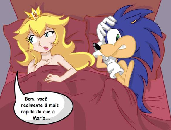 Imagem engraçada Sonic Precoce no iPiadas