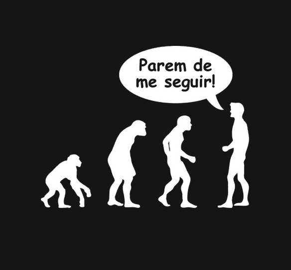 Imagem engraçada Parem de Me Seguir! no iPiadas