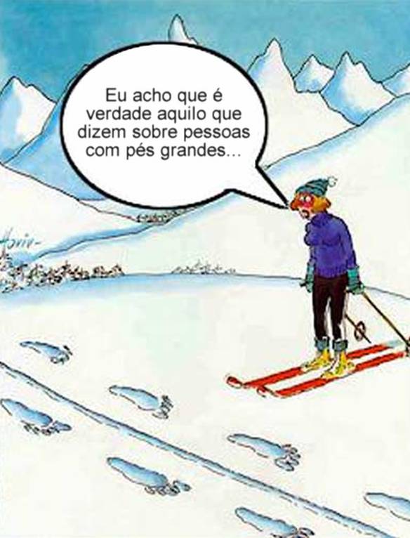 Imagem engraçada Pés Grandes no iPiadas