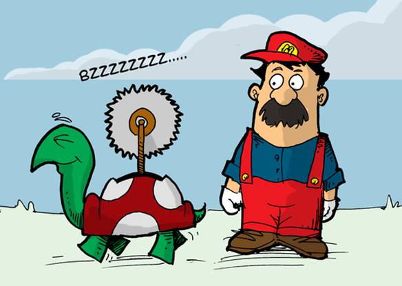 Imagem engraçada Anti-Mario no iPiadas