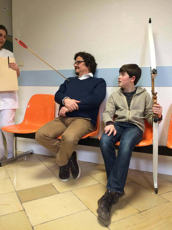 Imagem engraçada Um Feliz Final de Semana Entre Pai e Filho no iPiadas