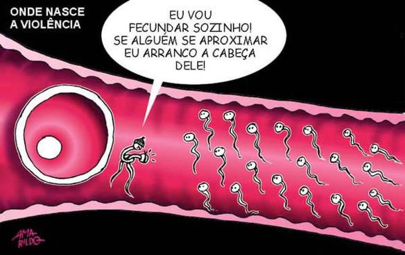 Imagem engraçada Onde Nasce a Violência no iPiadas
