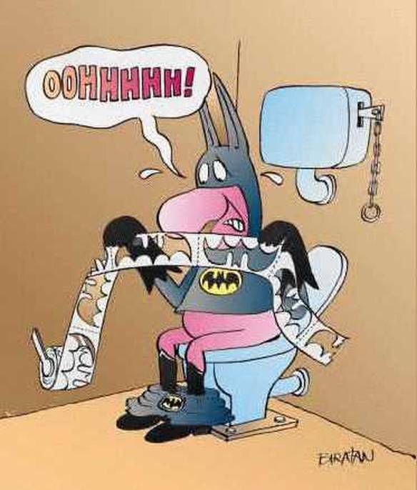 Imagem engraçada Papel do Batman no iPiadas