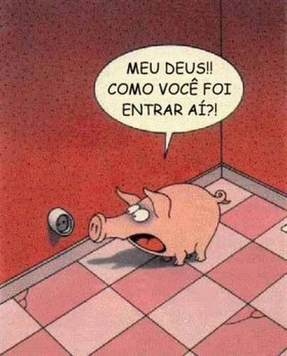 Imagem engraçada Como Foi Entrar Aí no iPiadas