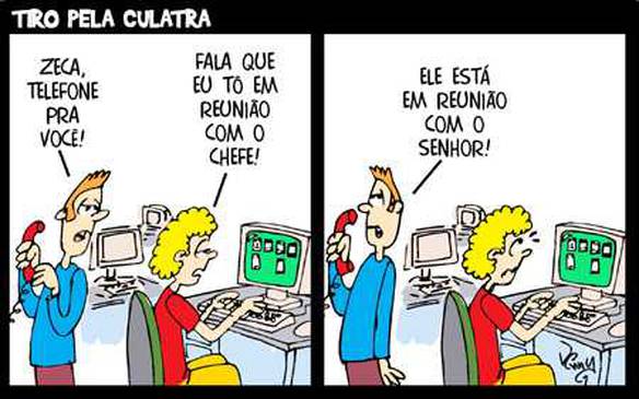 Imagem engraçada Em Reunião no iPiadas
