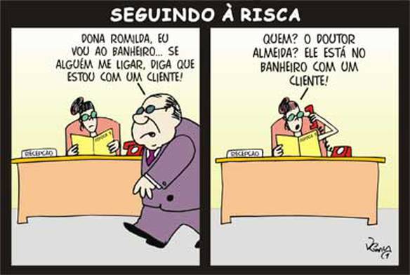 Imagem engraçada No Banheiro Com Um Cliente no iPiadas