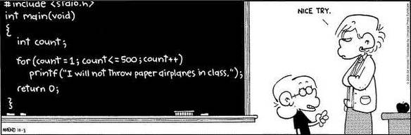 Imagem engraçada 500 Vezes Não Devo Jogar Aviõezinhos Na Classe no iPiadas