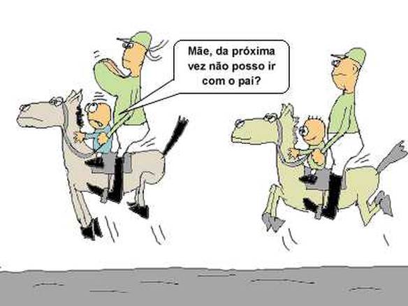 Imagem engraçada Posso ir Com o Papai? no iPiadas