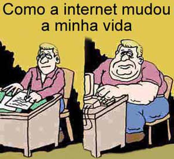 Imagem engraçada Como a Internet Muda Vidas no iPiadas