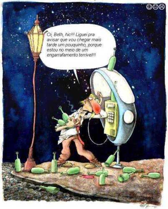 Imagem engraçada Preso No Engarrafamento no iPiadas
