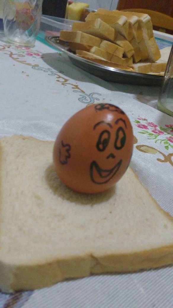 Imagem engraçada Ovo no Pão no iPiadas