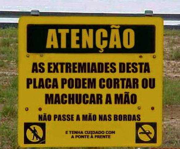 Imagem engraçada Ponte à Frente no iPiadas