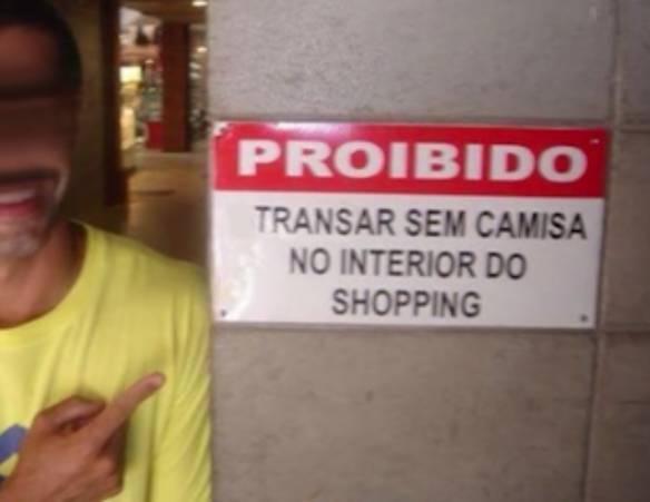 Imagem engraçada É Proibido, Viu? no iPiadas