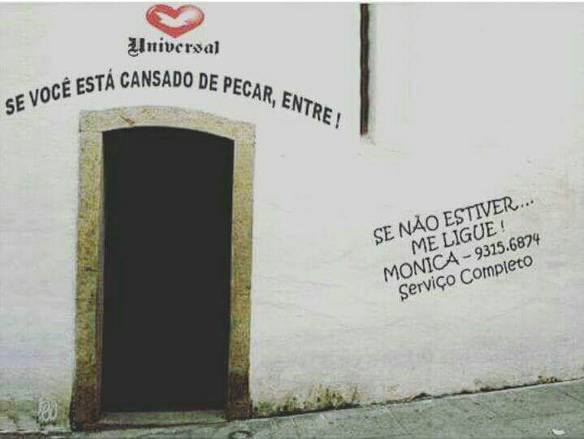 Imagem engraçada Se Não Estiver Cansado de Pecar... no iPiadas