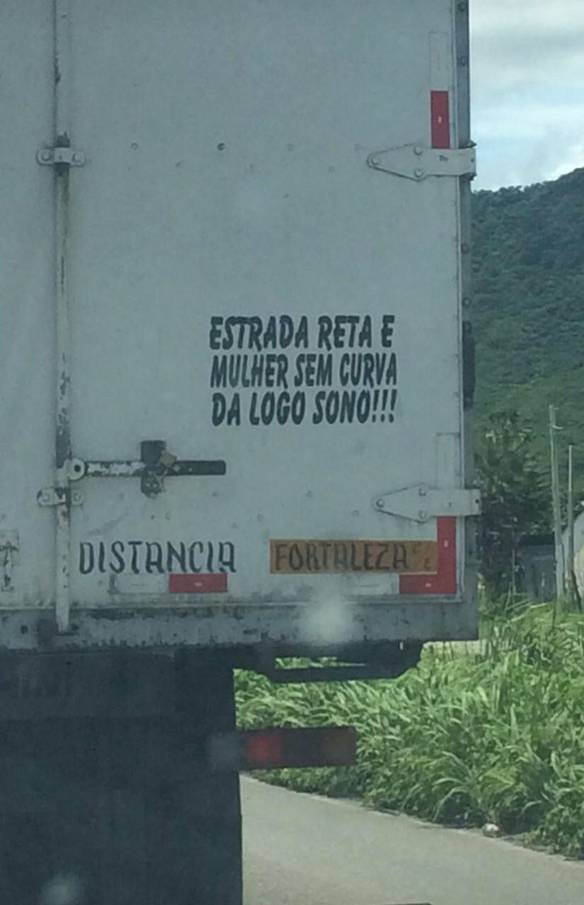 Imagem engraçada Siga Bem Caminhoneiro no iPiadas