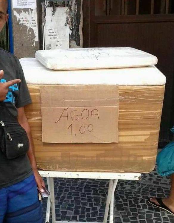 Imagem engraçada Ágoa Geladinha no iPiadas